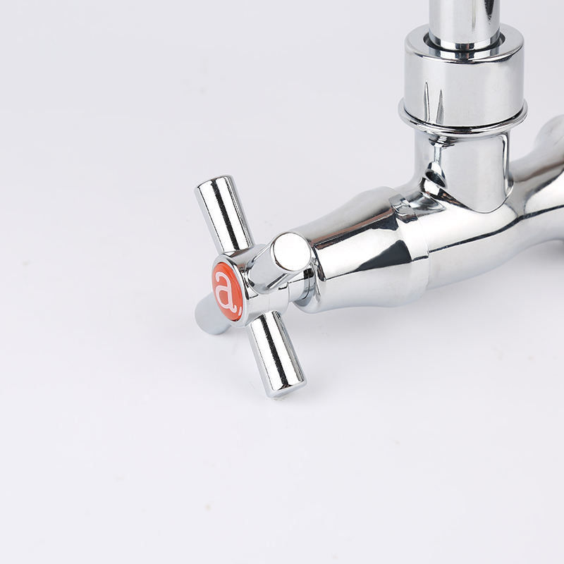 ครัวหัดดื่มแบบยืดหยุ่น Tap Cold Only with 2 Functions Sprayer Wall Mounted In Chrome