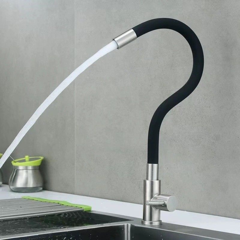 SUS304 Kitchen Tap ก๊อกน้ำเย็นอย่างเดียวมือจับเดี่ยวหัดดื่มสีสันสวยงาม